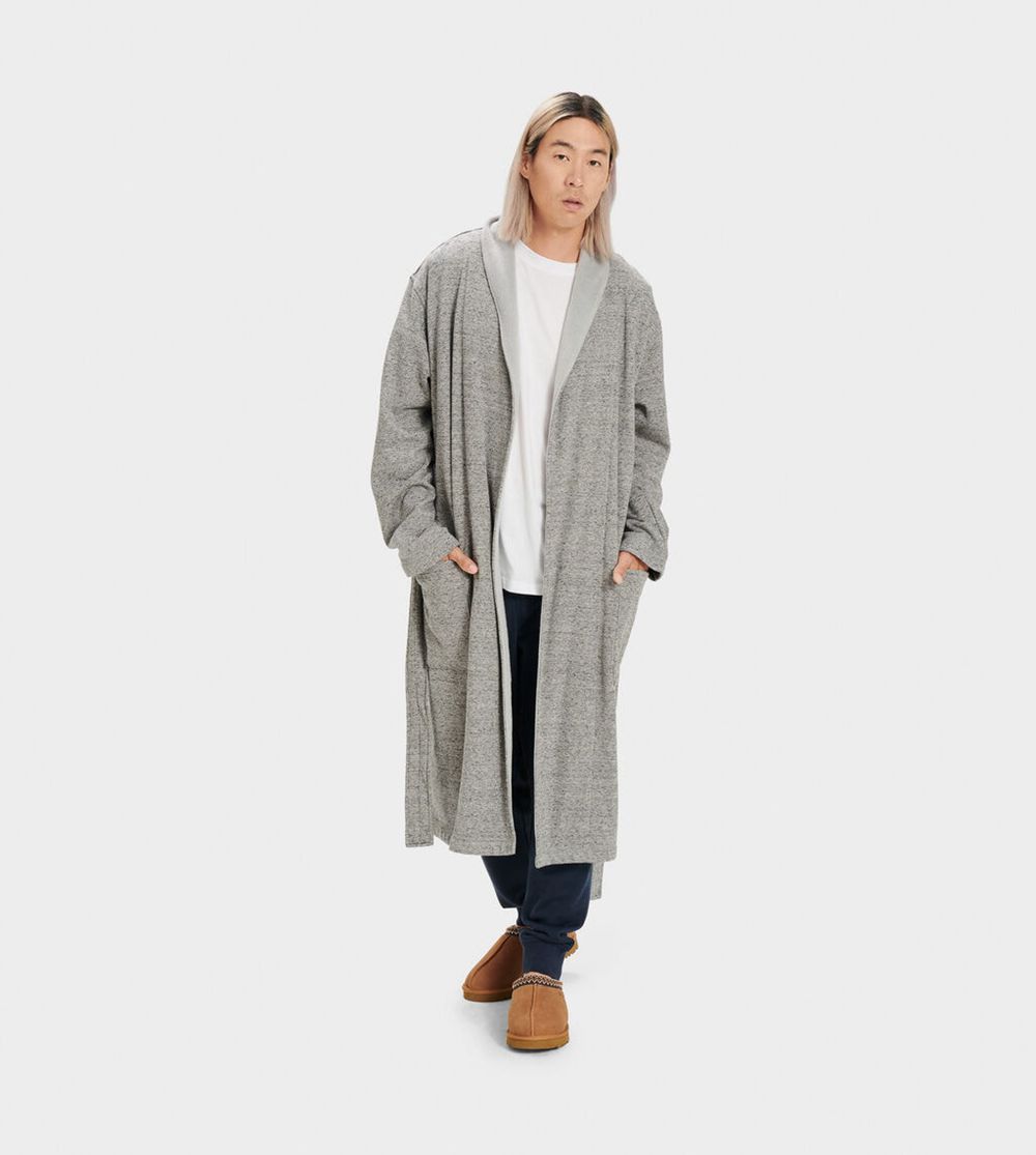 Ugg Robe Mens - Ugg Robinson Grey - 851GNYPEQ